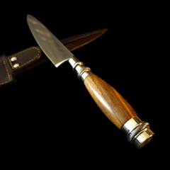 Cuchillo criollo 3 Claveles encabado en radal y alpaca . en internet