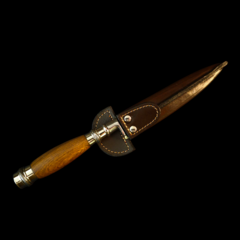 Cuchillo criollo 3 Claveles encabado en radal y alpaca . - comprar online