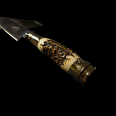 Cuchillo criollo Libertad encabado en asta. - Distinguida Tradición | Marroquinería y Platería Criolla | Regalos exclusivos | San Rafael Mendoza