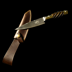 Cuchillo criollo Libertad encabado en Guayubira gallonada. - comprar online