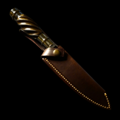 Cuchillo criollo Libertad encabado en Guayubira gallonada. en internet