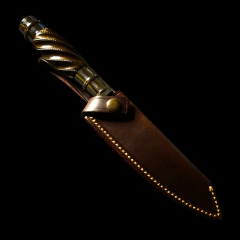 Cuchillo criollo Libertad encabado en asta. - (copia) - (copia) on internet