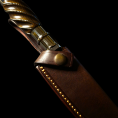 Cuchillo criollo Libertad encabado en Guayubira gallonada. - comprar online