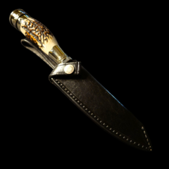 Image of Cuchillo criollo Libertad encabado en asta.