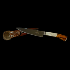 Cuchillo criollo Libertad encabado en madera y hueso