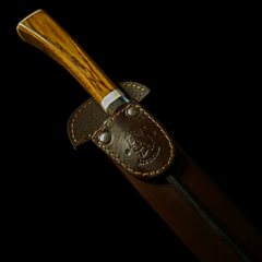 Cuchillo criollo Libertad encabado en madera y hueso - online store