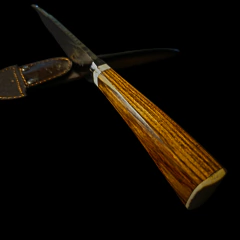 Cuchillo criollo Libertad encabado en madera de Urunday. - comprar online