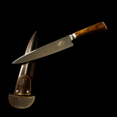 Cuchillo criollo Libertad encabado en madera de Urunday.