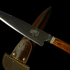 Cuchillo criollo Libertad encabado en madera de Urunday. - comprar online