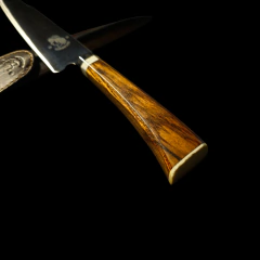 Cuchillo criollo Libertad encabado en madera de Urunday. - tienda online
