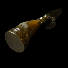 Cuchillo criollo Libertad encabado en madera y hueso - (copia) on internet