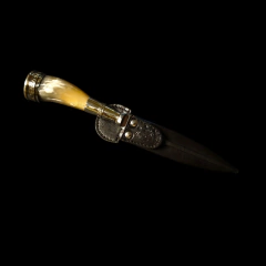 Cuchillo criollo Libertad encabado en madera y hueso - (copia) - online store