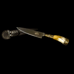 Cuchillo criollo Libertad encabado en madera y hueso - (copia) - buy online