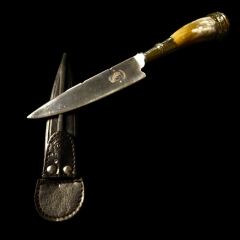 Cuchillo criollo Libertad encabado en madera y hueso - (copia) - buy online