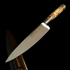 Cuchillo criollo 3 Claveles encabado en tiento y alpaca
