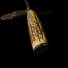 Image of Cuchillo criollo Libertad encabado en madera y hueso - (copia) - (copia)