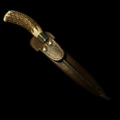 Cuchillo criollo Libertad encabado en madera y hueso - (copia) - (copia) - online store