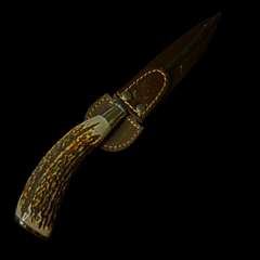 Cuchillo criollo Libertad encabado en madera y hueso - (copia) - (copia) on internet