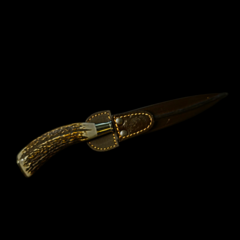 Cuchillo criollo Libertad encabado en madera y hueso - (copia) - (copia) - Distinguida Tradición | Marroquinería y Platería Criolla | Regalos exclusivos | San Rafael Mendoza