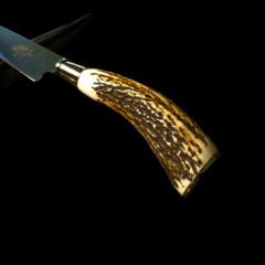 Cuchillo criollo Libertad encabado en madera y hueso - (copia) - (copia)
