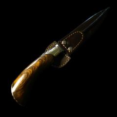 Imagen de Cuchillo criollo Libertad premium encabado en Guayubira y alpaca .