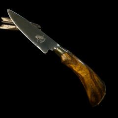 Cuchillo criollo Libertad premium encabado en Guayubira y alpaca . en internet