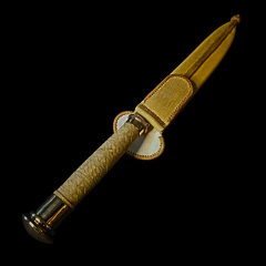 Cuchillo Nieto español encabado en tiento . - Distinguida Tradición | Marroquinería y Platería Criolla | Regalos exclusivos | San Rafael Mendoza
