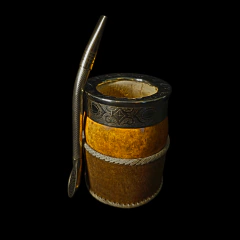 Mate Imperial línea Criollo con base de cuero . Incluye bombillón - online store