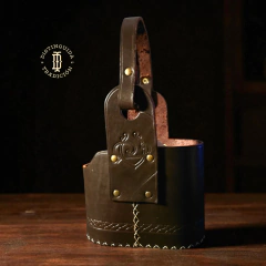 Canasta matera de cuero original. - buy online