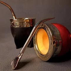Mates Imperiales línea premium Vintage con bombillón. en internet