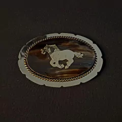 Hebillas de alpaca y hueso - Distinguida Tradición | Marroquinería y Platería Criolla | Regalos exclusivos | San Rafael Mendoza