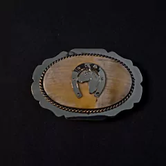 Imagen de Hebillas de alpaca y hueso