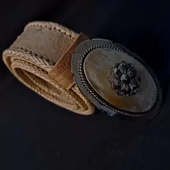 Hebillas de alpaca y hueso - tienda online