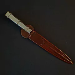 Cuchillo Seigen encabado en alpaca. - Distinguida Tradición | Marroquinería y Platería Criolla | Regalos exclusivos | San Rafael Mendoza