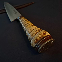 Cuchillo Macho encabado en colita . - Distinguida Tradición | Marroquinería y Platería Criolla | Regalos exclusivos | San Rafael Mendoza