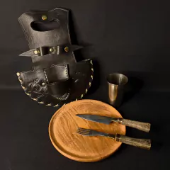 Juego de asado tipo Bags - Distinguida Tradición | Marroquinería y Platería Criolla | Regalos exclusivos | San Rafael Mendoza
