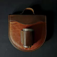 Imagen de Juego de asado con estuche de cuero.