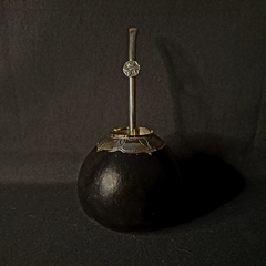 Mate de calabaza y alpaca. - comprar online