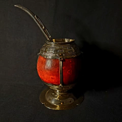 Mate Cáliz orfebre guarda Pampa .