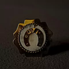 Pasapañuelos de alpaca y hueso. - Distinguida Tradición | Marroquinería y Platería Criolla | Regalos exclusivos | San Rafael Mendoza