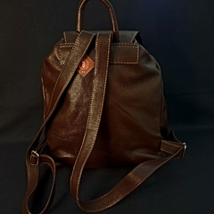 Mochila de cuero original Argentino - Distinguida Tradición | Marroquinería y Platería Criolla | Regalos exclusivos | San Rafael Mendoza