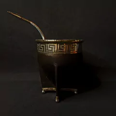 Mate Imperial línea PREMIER con bombillón cincelado. en internet