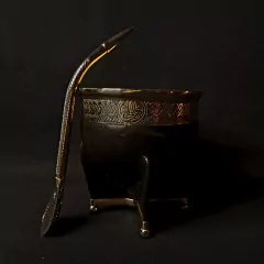 Mate Imperial línea PREMIER con bombillón cincelado. - tienda online