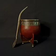 Mate Imperial línea PREMIER con bombillón cincelado.
