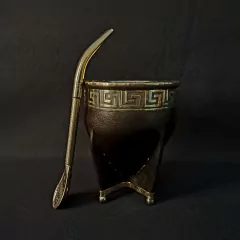 Image of Mate Imperial línea PREMIER con bombillón cincelado.