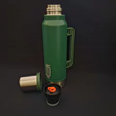 Termo de acero inoxidable 1,2 L. Manija rebatible - buy online