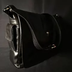 Morral de cuero PREMIER grande. - Distinguida Tradición | Marroquinería y Platería Criolla | Regalos exclusivos | San Rafael Mendoza