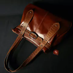Cartera de dama en cuero original. - tienda online