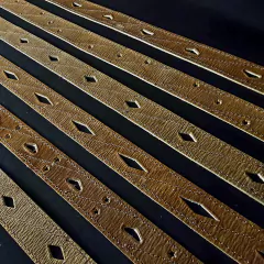 Cinturón de cuero crudo original calado. - Distinguida Tradición | Marroquinería y Platería Criolla | Regalos exclusivos | San Rafael Mendoza