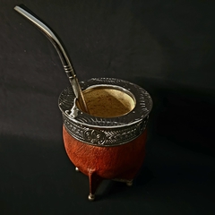 Mate Imperial línea PREMIER con bombillón. - (copia) - Distinguida Tradición | Marroquinería y Platería Criolla | Regalos exclusivos | San Rafael Mendoza